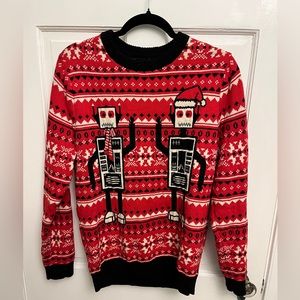 Robot Holiday Ugly Sweater - Alex Stevens - Medium